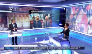 Législatives : Emmanuel Macron peut-il espérer une majorité absolue ?