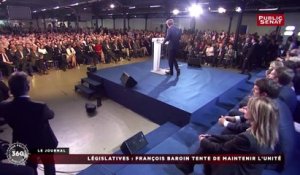Législatives : François Baroin tente de maintenir l'unité