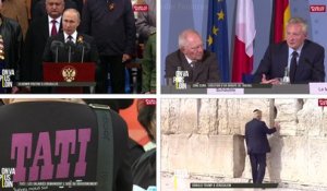 Le tour de l'info : V. Poutine / Zone Euro / Tati / F. Philippot / JL Mélenchon / D. Trump