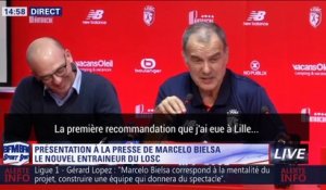 Bielsa : L'ordre que sa femme lui a imposé