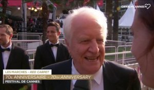 André Dussollier "C'est une joie de participer à ce 70ème anniversaire" - Festival de Cannes 2017