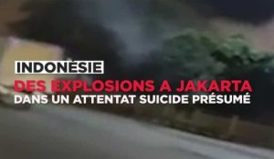 Explosions à Jakarta dans un attentat-suicide présumé