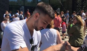 Foot. Coupe de France: foule à la fin de l'entraînement du Sco