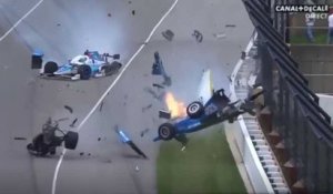 Indianapolis : Spectaculaire accident lors des 500 Miles, la vidéo choc !