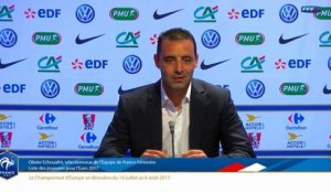 Le replay : Annonce des joueuses retenues pour l'Euro 2017