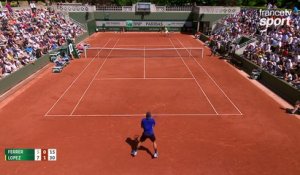Roland-Garros 2017 : La bande du filet joue les trouble-fête entre Ferrer et Lopez (5-7, 0-1)