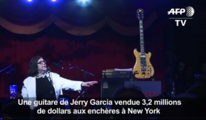 USA: une guitare de Jerry Garcia vendue 3,2 millions