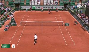 Roland-Garros 2017 : La petite merveille de lob d'Andy Murray (1-3)