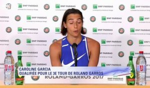 Roland Garros – Garcia : "Je me suis battue du début à la fin"