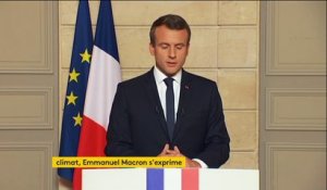 REPLAY. "Les Etats-Unis ont tourné le dos au monde", lâche Emmanuel Macron après le retrait américain de l'accord de Paris