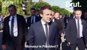Emmanuel Macron ne répond pas aux questions sur Richard Ferrand