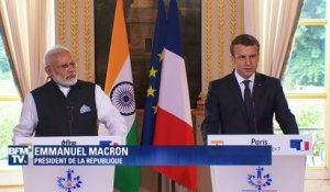 Macron redit que "la France est pleinement engagée dans la lutte contre le réchauffement climatique