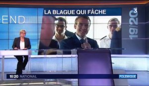 Macron : la blague qui fâche