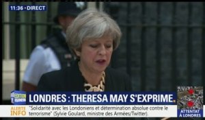 Attaque à Londres: Theresa May adresse ses prières aux victimes et à leurs proches