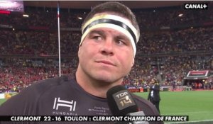 Discours de Guilhem Guirado à la fin de la finale du Top 14