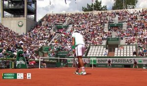 Roland-Garros 2017 : Au jeu de la bande du filet, c'est Verdasco qui a le dernier mot ! (6-0, 4-6, 1-1)
