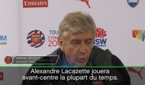 Arsenal - Wenger : "Lacazette jouera avant-centre la plupart du temps"