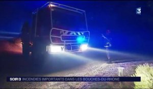 Bouches-du-Rhône : violents incendies dans plusieurs communes