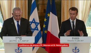 Israël-Palestine : Macron appelle à une "reprise des négociations" dans le cadre d'une "solution à deux Etats"
