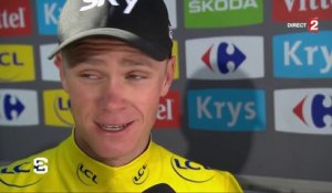 Tour de France 2017 (15e étape) : Froome : "J'ai un peu paniqué"