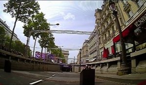 Une course de drones dans les rues de Paris