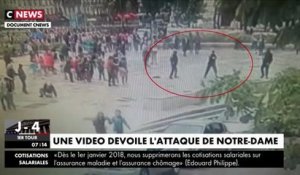 CNews : la vidéo de l'attaque terroriste contre un policier à Notre-Dame dévoilée