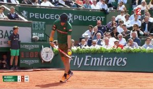 Roland-Garros 2017 : Le mauvais jugement de Nishikori qui offre le double break à Murray (2-6, 5-1)
