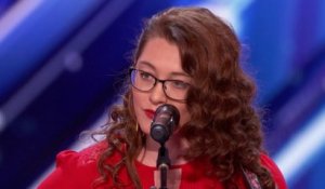 La jeune chanteuse sourde Mandy Harvey n'entend pas sa voix mais chante parfaitement - America's Got Talent 2017