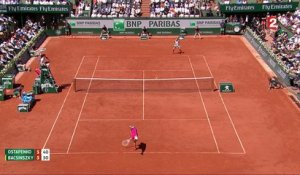 Roland-Garros 2017 : Le break d’Ostapenko au meilleur des moments (6-5)