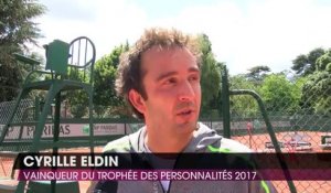 Roland-Garros 2017 : Cyrille Eldin rafle la victoire au Trophée des Personnalités (EXCLU VIDÉO)