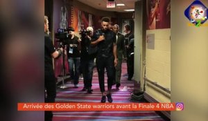 #HASHTAG - Arrivée des Golden State Warriors pour le match 4 de la finale NBA
