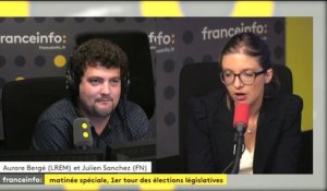 Législatives : "C'est la première fois qu'on dénie à un président nouvellement élu une majorité solide", dit Aurore Bergé