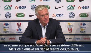 Football: la France bat l'Angleterre 3-2 en match amical