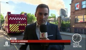Londres : 30 blessés dans l'incendie d'un immeuble d'habitation