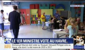 Bruno Le Maire a voté à Evreux