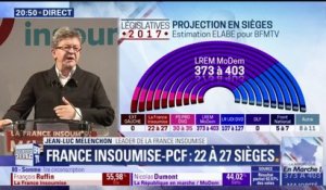 Législatives : Mélenchon annonce "un groupe France insoumise cohérent, discipliné, offensif" à l’Assemblée