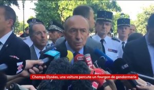 Champs-Elysées : le ministre de l'Intérieur Gérard Collomb évoque une "tentative d'attentat"