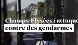Champs-Élysées : un véhicule percute un fourgon de gendarmerie et explose