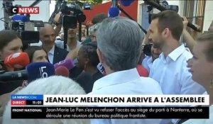 Le coup de gueule de Jean-Luc Mélenchon contre BFMTV avant sa conférence de presse - Regardez