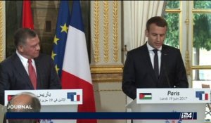 Rencontre Macron - Roi de Jordanie: une vision commune sur les défis du Moyen-Orient