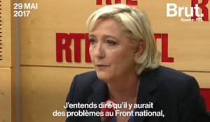 Désaccords au FN : pour Marine Le Pen, tout va bien