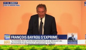 Bayrou défend "la parfaite probité" de ses "amies", de Sarnez et Goulard