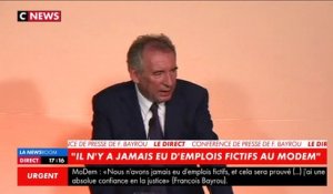 François Bayrou : "je choisis la liberté de parole"