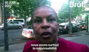 Christiane Taubira répond à Brut