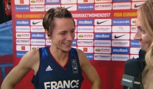 Euro Féminin 2017 - 1/2 finale - La réaction de Céline Dumerc après France/Grèce