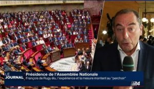 Présidence de l'Assemblée nationale en France: François de Rugy élu au "perchoir"