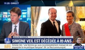 Marlène Schiappa: "Le droit à l'IVG que Simone Veil a conquis de haute lutte pour nous est menacée"