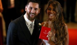 Lionel Messi s'est marié en Argentine