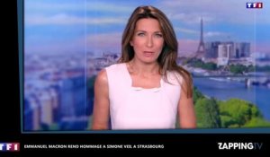 Simone Veil décédée : Emmanuel Macron lui rend hommage à Strasbourg (Vidéo)