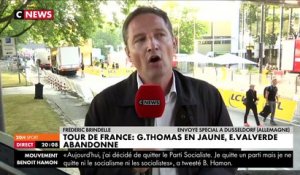 Tour de France : Thomas en jaune, Valverde abandonne